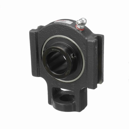 Browning Mounted Cast Iron Wide Slot Take Up Ball Bearing, 52100 Bearing Steel, Setscrew Lock VTWS-220